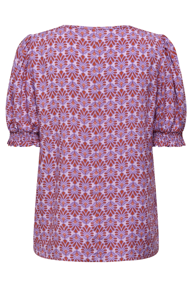 ONLNOVA LIFE VIS S/S BLAIR TOP AOP 15256766 DEWBERRY